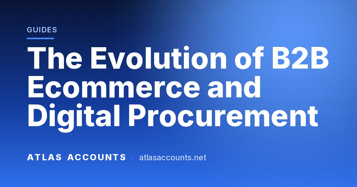 The Evolution of B2B Ecommerce and Digital Procurement